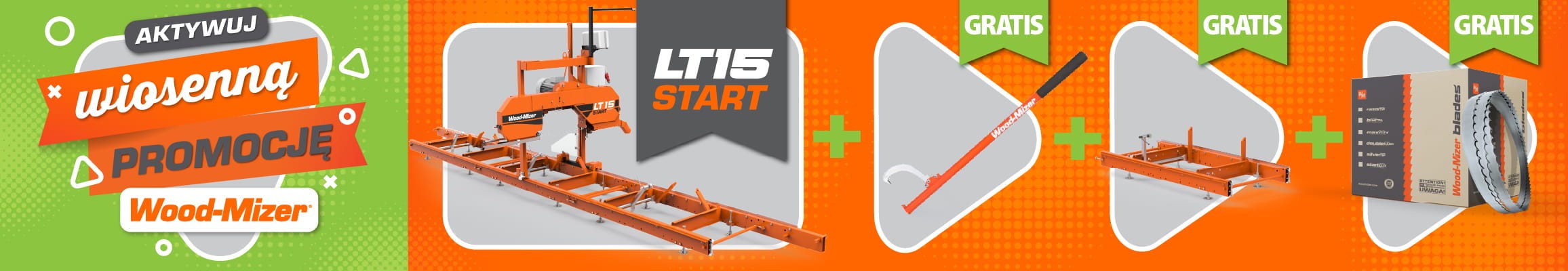 Promocja na trak taśmowy LT15START