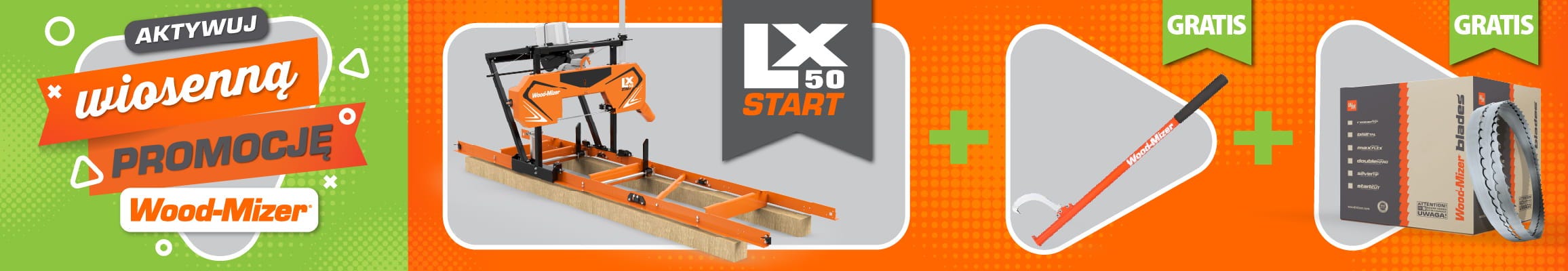Promocja na trak taśmowy LX50START