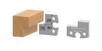 Para noży profilowych 40 mm HSS