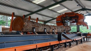 Szkockie tartaki korzystają z najnowszych technologii przemysłowych Wood-Mizer WB2000  